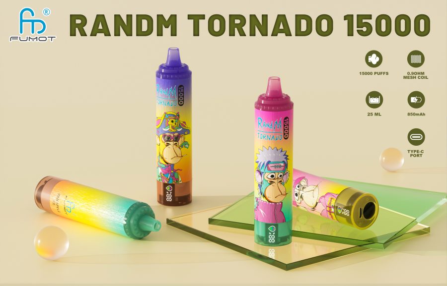 Peach Mango Randm Tornado 15000 Your Perfect Vaping Companion Fast Delivery  From European Warehouse